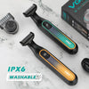VGR V-360 5W USB Digital Display Electric T-shaped Shaver(Green)