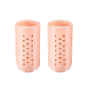 With Hole Toe Set High Heels Anti-Wear Anti-Pain Toe Protective Cover, Size: M(Bright Skin)