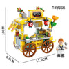LELE BROTHER Children Assembling Mini City Street Scene Building Blocks, Style: 8613-7 Kebab Car