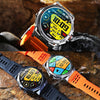 K62 1.43 Inch Waterproof Bluetooth Call Weather Music Smart Sports Watch, Color: Silver Steel