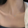 Ladies Light Luxury Bowknot Necklace Clavicle Chain, Specification:XL1677