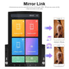 9.7 inch Vertical Screen HD 2.5D Glass Car MP5 Player Android Navigation All-in-one Machine, Specification:Standard+4 Lights Camera