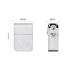 Richwell Brushed Camera Case PU Leather Case for Fujifilm Instax Mini Liplay Instant Camera(White)