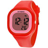 SYNOKE 66896 Multifunctional Detachable Waterproof Luminous Student Watch(Red)