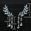 Women Tassel Wing Style Drop Earrings Fashion Cubic Jewelry(Golden color)