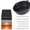Thick Bottom Maifan Stone Household Small Frying Pan Non Stick Pan Deep Frying Pan, Color:24cm Beige Without Cover