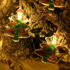 LED Christmas Lights String Christmas Tree Decoration Lamps Holiday Scene Decor, Length: 1.5m 10 Lights Battery Constant Bright(Christmas Tree)