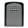 Wall Mounted Key Safe Box - 4 Digit Combination Lock (Grey)