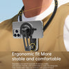 Magnetic Hanging Neck Holder For Mobile Phones/Action Cameras(Black)