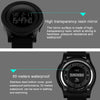 SKMEI 1142 Multifunctional Men Outdoor Sports Noctilucent Waterproof Silica Gel Digital Watch (Purple)