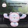 ICARER FAMILY AK-01 Car Air Outlet Cartoon Phone Holder Car Navigation Gravity Support Frame(White)