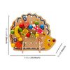 Early Learning Education  Wooden Toys Hedgehog Fruit Beads Child Hand Eye Coordination Skills Development Educational Toys For Kids