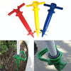 2 PCS Beach Umbrella Base Ground Insert Fitting Plastic PinRandom Color Delivery