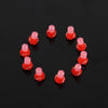 10PCS 2W T3 Wedge Instrument Panel LED Light Dashboard Gauge Cluster Indicator Lamp Bulb(Red Light)