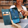 For Samsung Galaxy A36 CaseMe 013 Multifunctional Horizontal Flip Leather Phone Case(Blue)