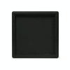 25x25x1.8cm Jewelry Tray Ring Square Empty Plate Earrings Necklace Jewelry Display Tray(Black)