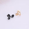 10 PCS Simple Finger Pressing Metal Ear Clip(02 Silver 0400)