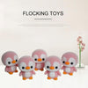 Little Cute PVC Flocking Animal Penguin Dolls Birthday Gift Kids Toy, Size: 4*4*5.5cm(Pink)