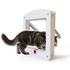 4-Way Locking Cat Flap - White - For Cats & Small Dogs