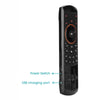 Rii i25 Air Mouse 2.4GHz Wireless Keyboard with IR Remote Controller for PC, Android TV Box / Smart TV, Game Devices(Black)