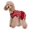 Red Love Heart Dog Sweater XXL Christmas Jumper