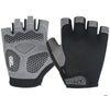 Cycling Shock Absorbing Anti-Slip Gloves Fitness Weight Lifting Training Half-finger Gloves, Size:L(Black)