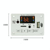 5V Car Color Display Audio Bluetooth MP3 Decoder Board(Black)