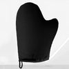 Anointing Gloves Quickly Rub Body Lotion Tool Apply Sunscreen Essential Oil Flocking Massage Gloves, Style: Large2 Black