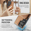 For Samsung Galaxy S25 Ultra 5G DG.MING K1 MagSafe Detachable Wallet RFID Back Cover Phone Case(Brown)
