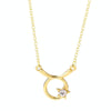 Zodiac Pattern Pendant Clavicle Chain Zodiac Diamond Necklace(N2204-2)