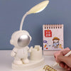 T509 Astronaut Pen Holder Desk Lamp with Pencil Sharpener Function(White)