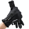 HUMRAO Outdoor Riding Fleece Warm Non-Slip Touch Screen Gloves Ski Motorcycle Gloves, Size:XXL(01 Luminous+Logo)