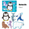 Children Early Education Wooden Picture Puzzle Toys(Penguin)