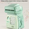 16.5 x 12 x 20.5cm Kids Cartoon Dinosaur Password Coin Bank Automatic Rolling Coin Bank Toys(Green)