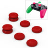 Skull&Co Pro / PS4 Gamepad Rocker Cap Button Cover Thumb Grip Set for Nintendo Switch / Switch Lite / JOYCON(Red)