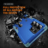 For Samsung Galaxy S25 Ultra 5G TPU + PC Shockproof Protective Phone Case(Royal Blue + Grey Green)