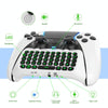 For PS5 JYS-P5172 Gamepad Wireless Bluetooth External Keyboard, Without Gamepad(White)