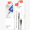 Mutural Li-CC012 1.2m 10W Transparent USB to 8 Pin Charging Data Cable