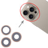 iPhone 16 Pro Max Camera Lens Cover (Gold, 3 Pack)