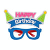2 PCS Funny Glasses Birthday Party Cartoon Decoration Photo Props, Shape: Blue Letters