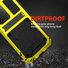 For Galaxy S20 Ultra Shockproof Waterproof Dust-proof Metal + Silicone Protective Case with Holder(Yellow)