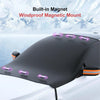 ST-3959 Snow Cover Front Windshield Strong Magnetic Adsorption Car Windshield Cover Oxford Cloth Comprehensive Protection