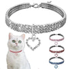 Sparkly Pink Elastic Pet Collar - Small (Cat/Dog)