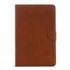 For Galaxy Tab A 10.1 (2016) / P580 Simple Style Horizontal Flip Leather Case with Holder & Card Slots & Wallet (Brown)