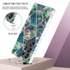 For Samsung Galaxy S25 Ultra 5G Electroplating Splicing Marble TPU Phone Case(Blue Green)