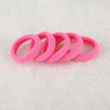 20pcs / Pack Girls Kids Rubber Bands Ponytail Holder Elastic Hair Bands(Rose Red)
