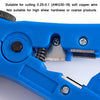 Electrician Multifunctional Coaxial Cable Stripper(Blue PE Bag)