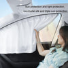 For Tesla Model 3 4pcs White Car Side Window Privacy Sun Protection Curtain