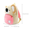 3D Cartoon Koala Plush Children Backpacks Kindergarten Schoolbag