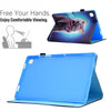 For Samsung Galaxy Tab S6 Lite T610 Sewing Pen Slot Leather Tablet Case(Bow Tie Cat)